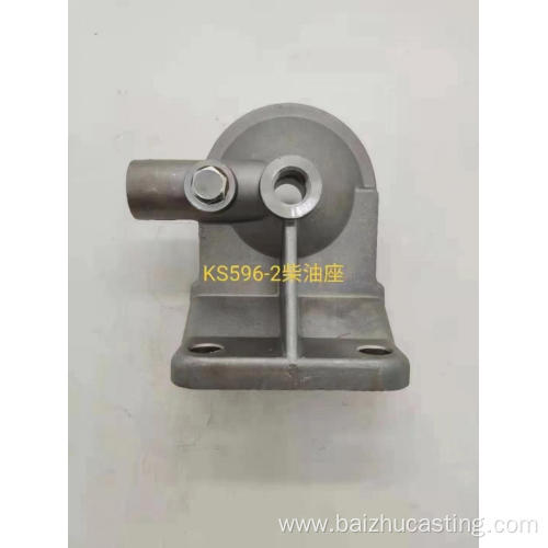 Straight pin cast steel diesel engine base